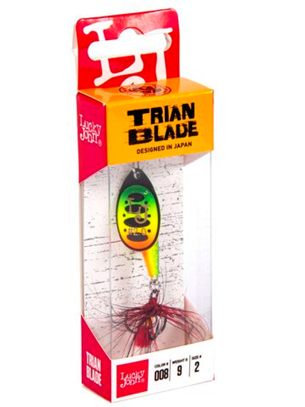 Блесна вращающаяся Lucky John TRIAN BLADE ROUND 09.0г 008