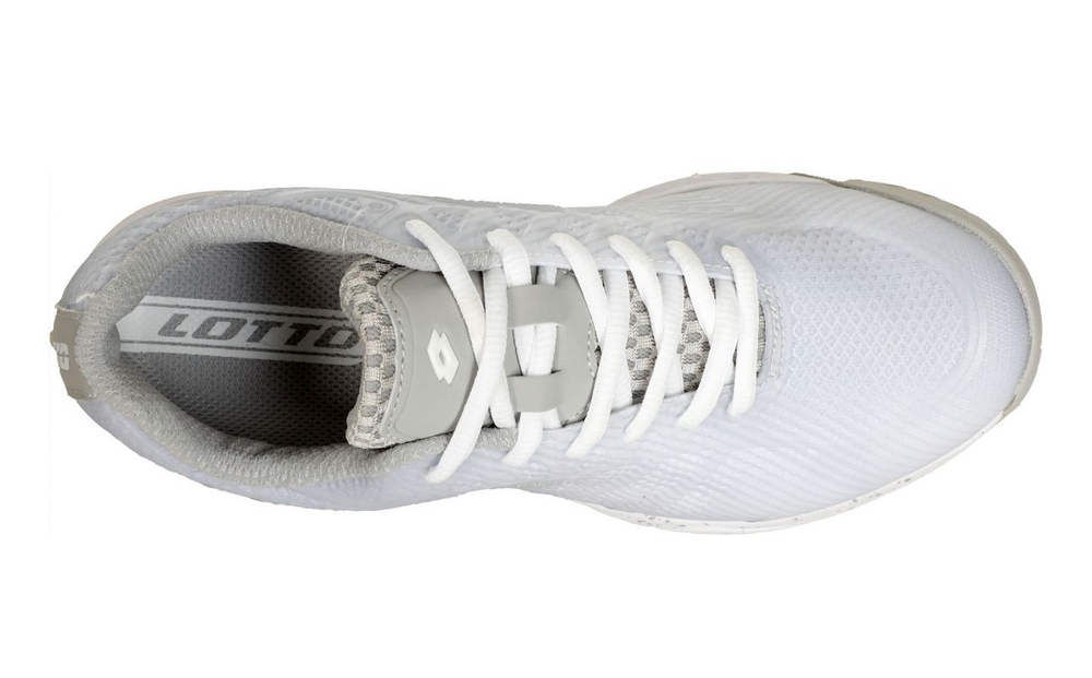 Женские Кроссовки теннисные Lotto Mirage 300 III SPD - all white/vapor gray