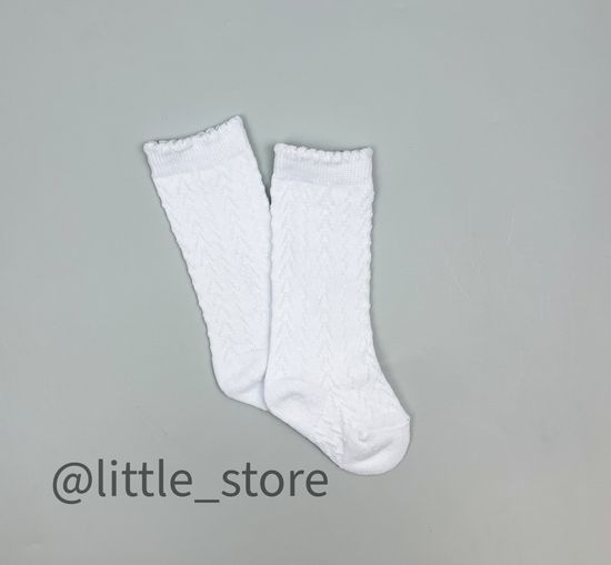 Гольфы хлопковые, Белоснежные