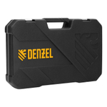 Набор инструментов, 1/2", 1/4", CrV, S2, пластиковый кейс, 64 предмета Denzel
