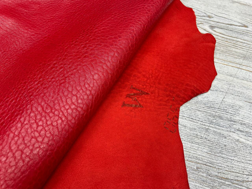 Tirex Bright Red (1,8-2,0 мм), цв. Красный, натуральная кожа