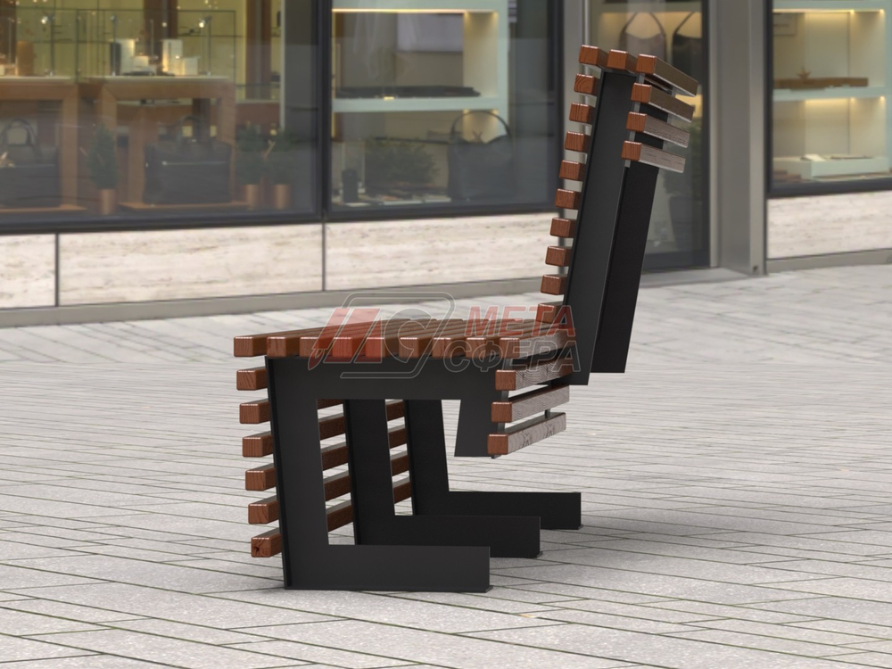 Скамейка Бьянка с 1 спинкой