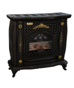 Газовый камин BEHKARAN  MT 383 Черный матовый (120м2)