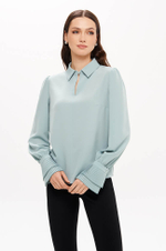 23414 Блузка женская (полынь)