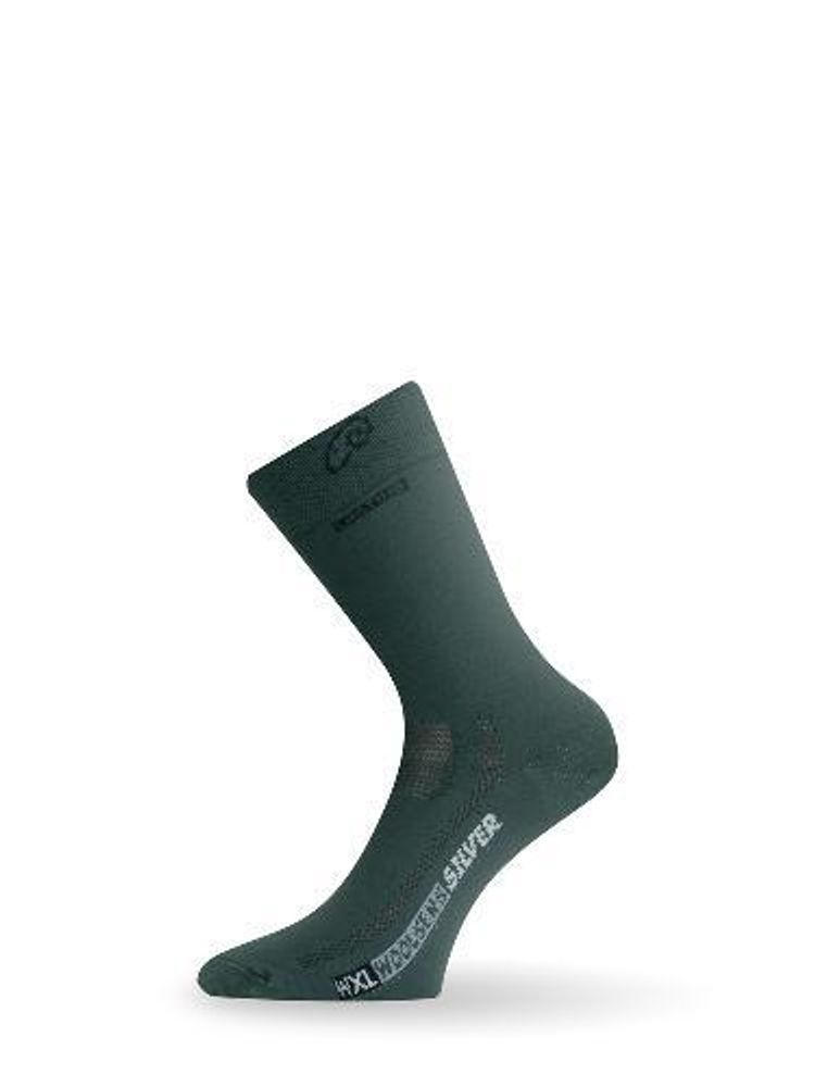 Носки Lasting WXL 620, wool+nylon, темно-зеленый, размер M , WXL620-M