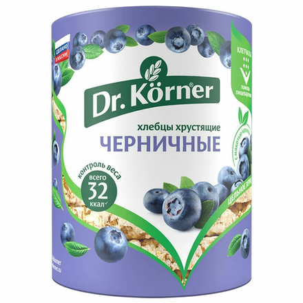 Хлебцы Dr/Korner Черничные 100 гр
