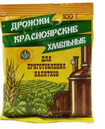 Спиртовые дрожжи Красноярские Хмельные, 100 г, 10 шт
