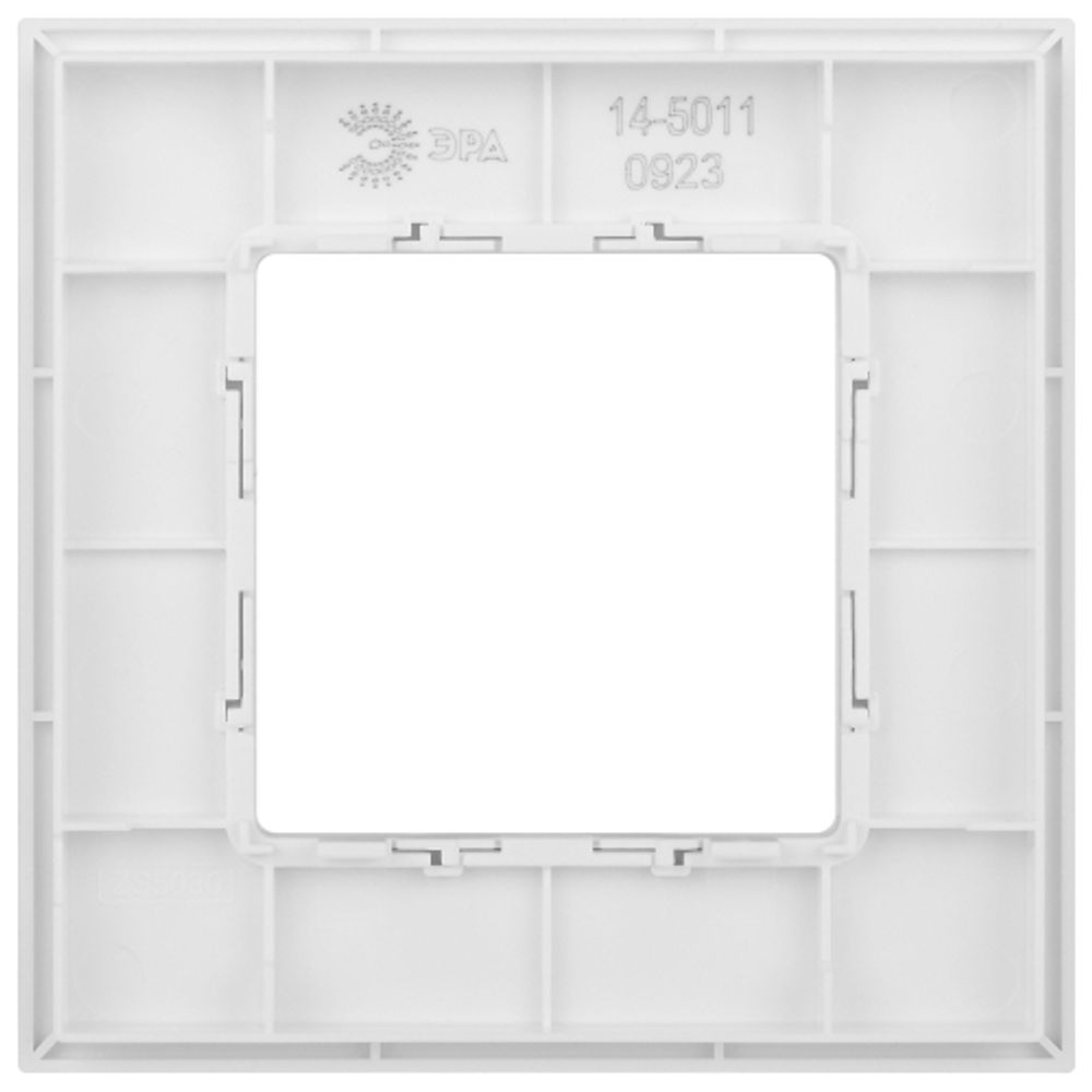 Рамка для розеток и выключателей ЭРА Elegance 14-5011-01 Classic, на 1 пост, белый