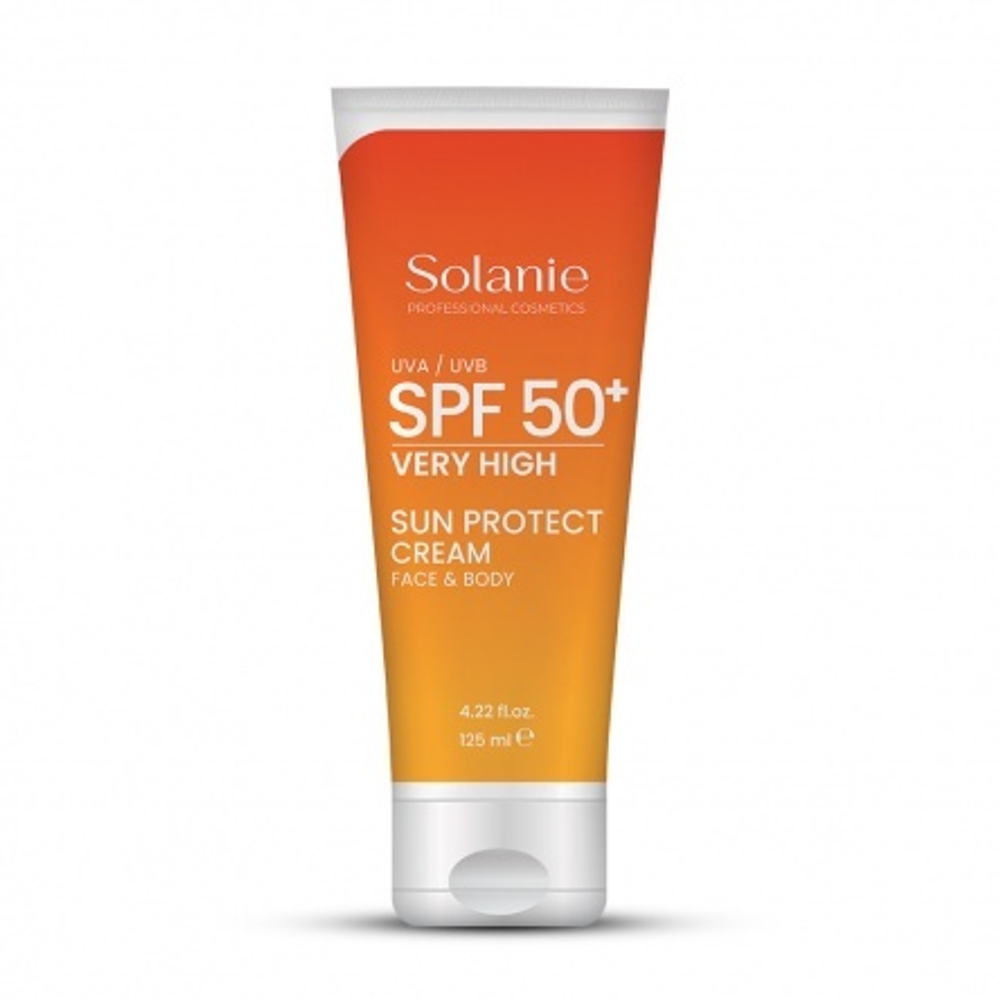 Солнцезащитный крем для лица и тела SPF50 SO FINE Sun protect cream face & body, 125 мл
