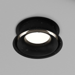 DK2403-BK Встраиваемый светильник влагозащ., IP 44, 10 Вт, GU10, черный, алюминий