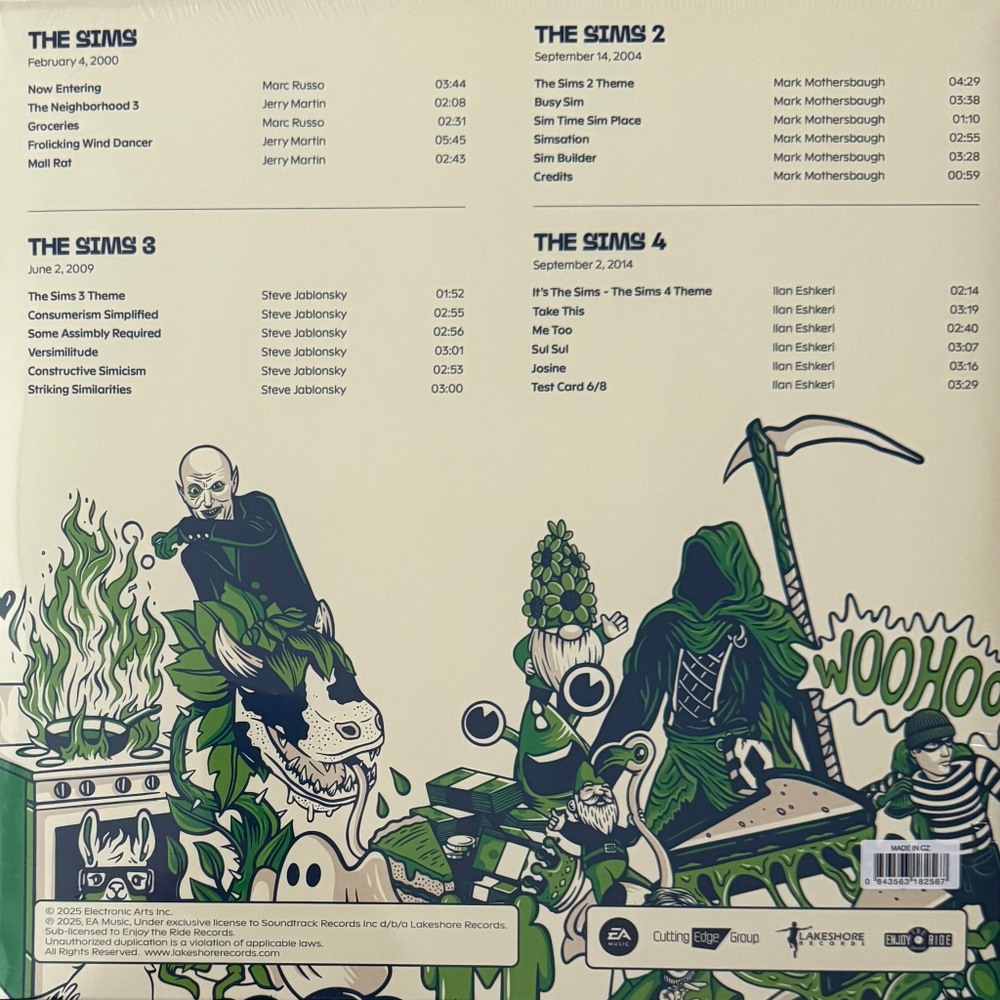 The Sims 25 2LP (Европа 2025г.) Green