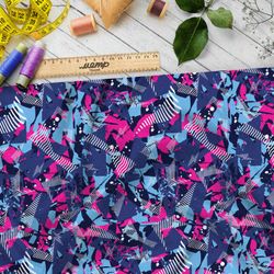 Ткань шифон иглы разбитого яркого стекла