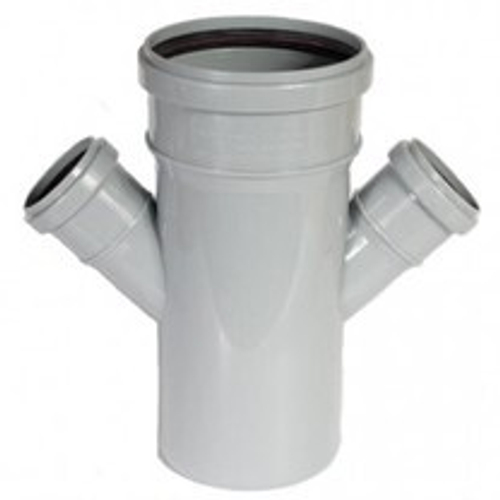 ПВХ Крестовина Ф110х50х50*45 (15/1шт)