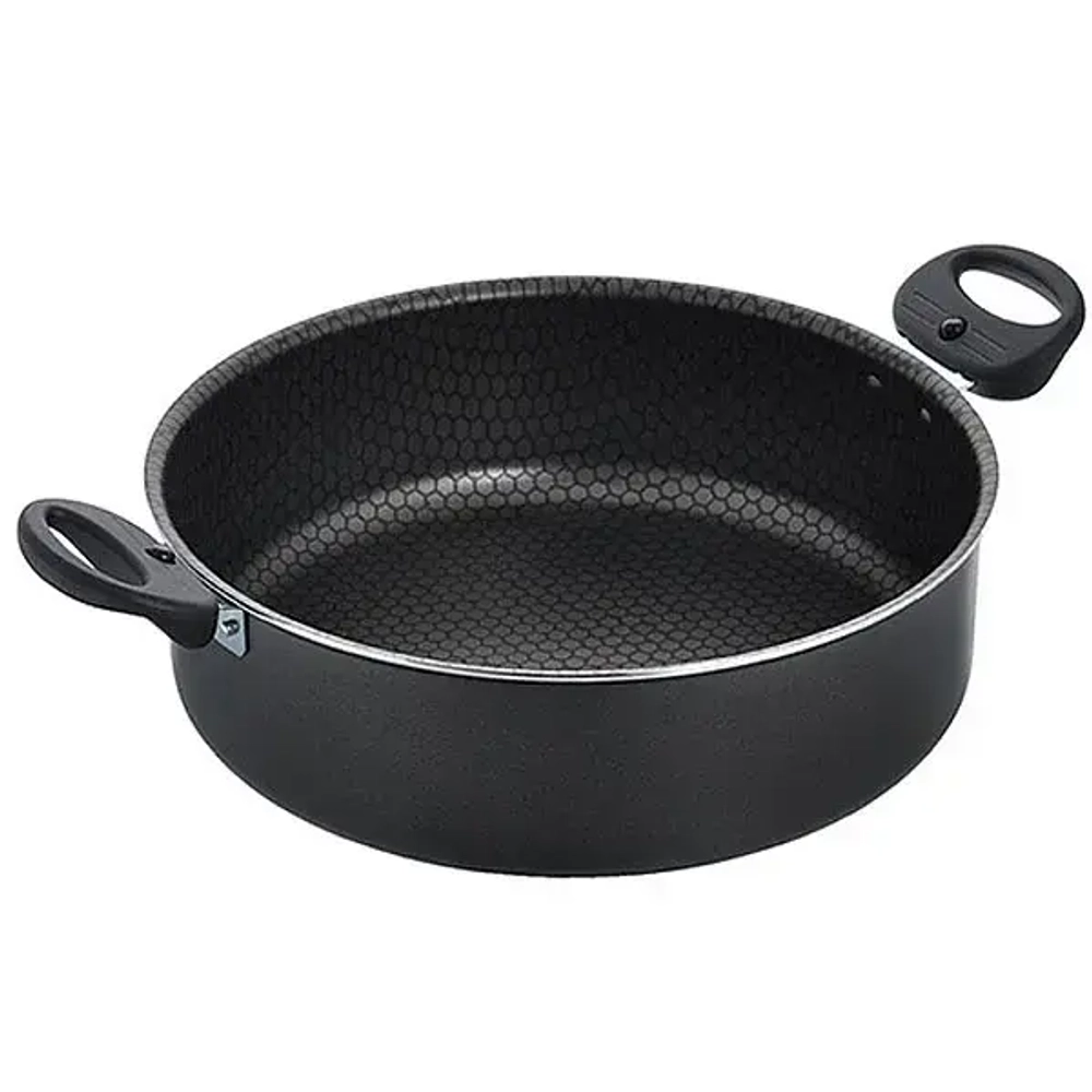 Жаровня 24см «FOREVER» со стеклянной крышкой, ручки съемные JBr1-724-11