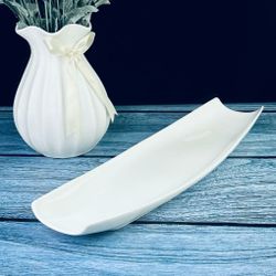 Lenardi 118-061 Прямоугольное блюдо 41х13х4см BIANCO в под.уп.(х16)Фарфор