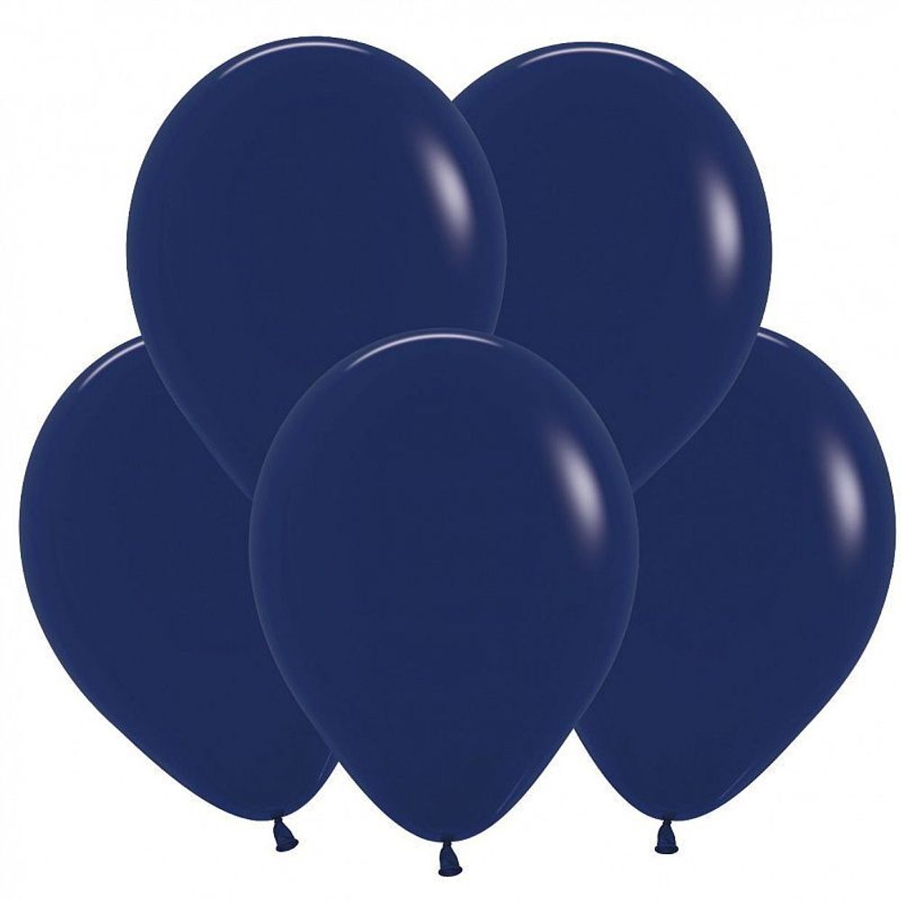 Шар (12"/30 см) Темно-синий (044), пастель 100 шт.