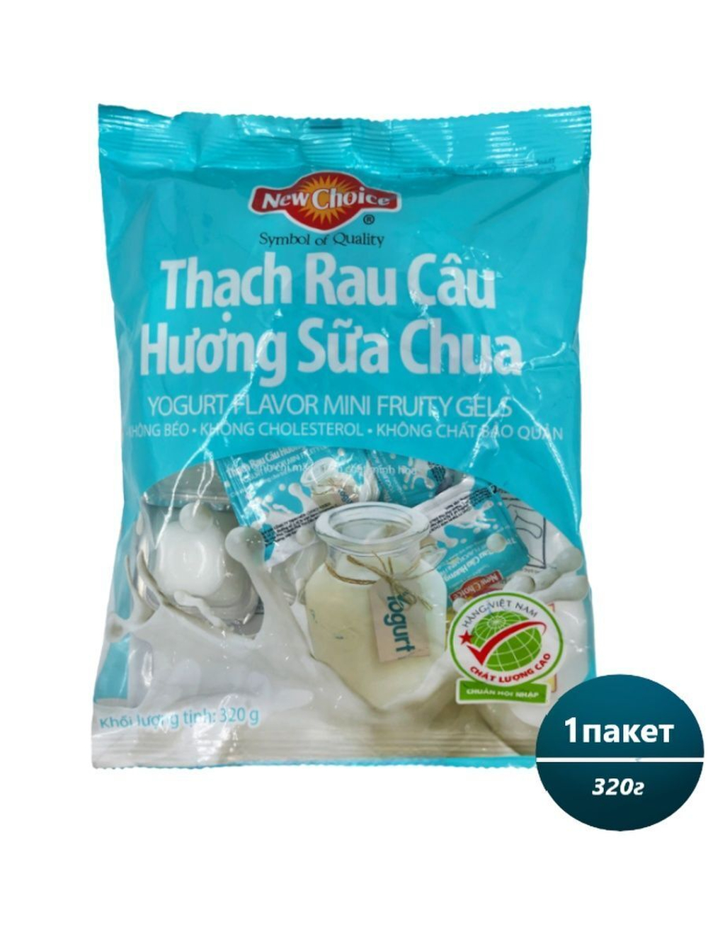 Желе со вкусом йогурта 320г