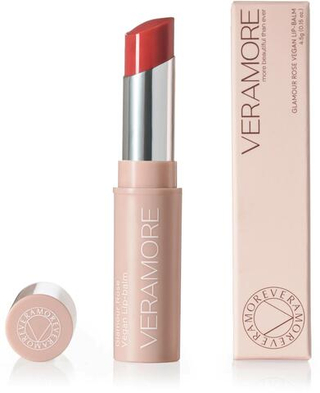 VERAMORE Бальзам для губ пигментированный - Glamour Rose Vegan Lip-Balm, 4,5 г.