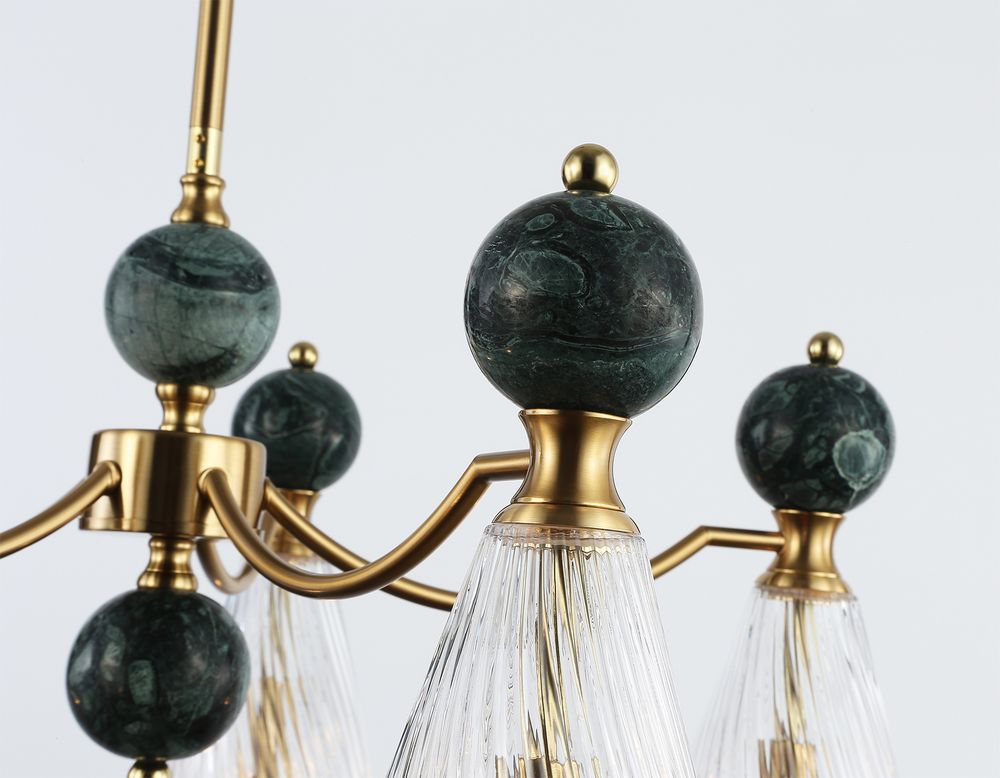 Ambrella Люстра на штанге с мрамором Ceramo Modern LH53292