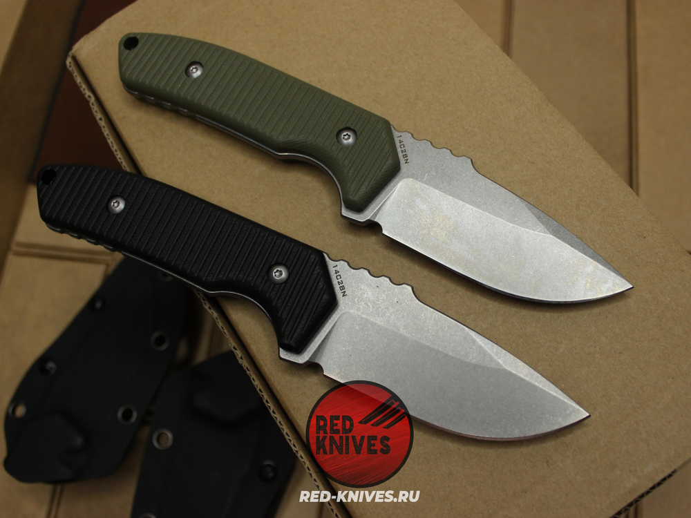 Нож фикс Wilderness - рукоять черный G10