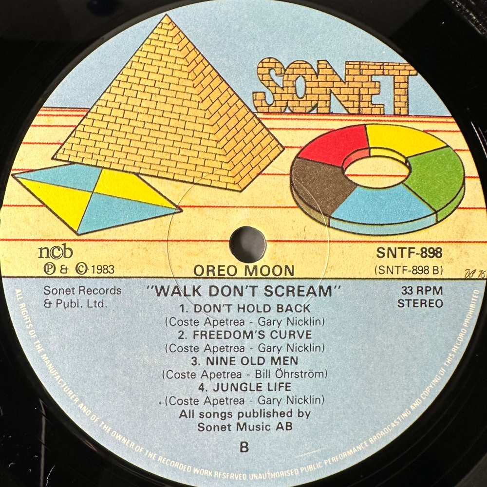 Oreo Moon ‎– Walk Don't Scream (Швеция 1983г.)