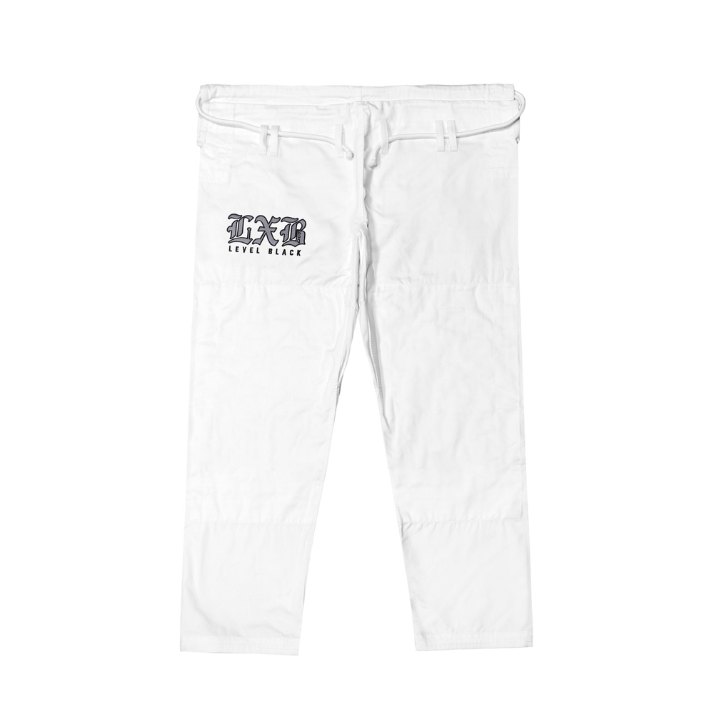 Кимоно Level x Black STEEL GRAY - White