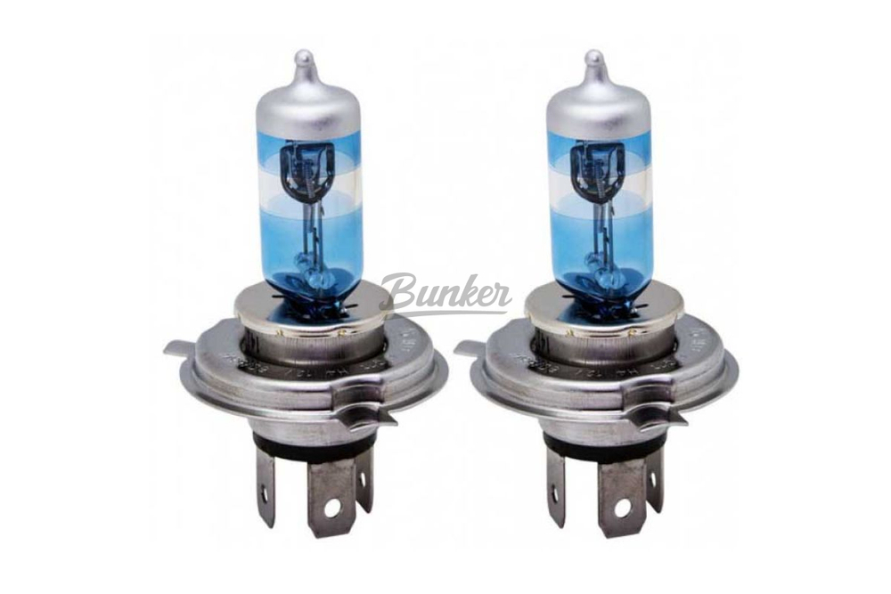 Галогенные автолампы MTF Argentum +80% 3800K H4, (компл.)