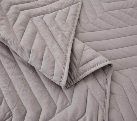 Покрывало 230х250 и 2 наволочки 50х70 Sofi De MarkO Мориц серое