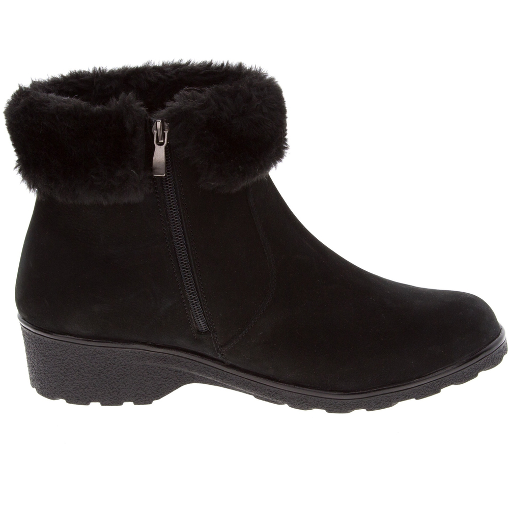 574401 Полусапожки женские черные