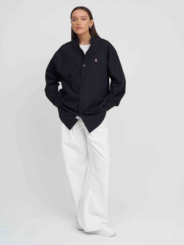 Рубашка Маяк черная - фото 14