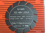Плата контроля BMS Li-ion 12S 48V 200A