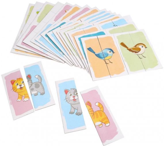 Игра Картинки-половинки. Живая природа