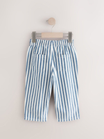 Брюки для девочки Next E29-024, Синий, Белый