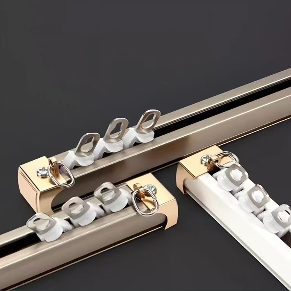 Карниз для штор, алюминиевый, потолочный и настенный монтаж