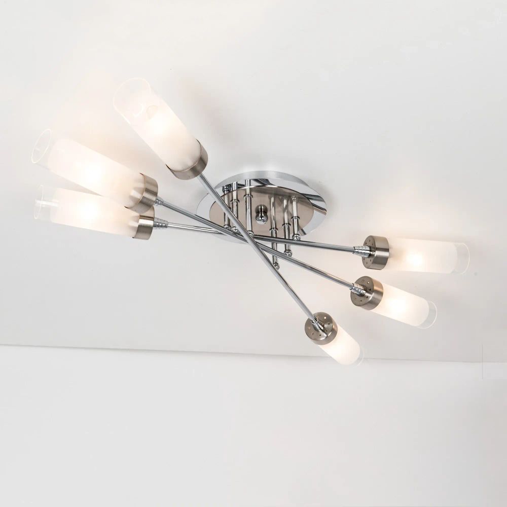 Citilux Хеликс CL109161 Люстра потолочная Матовый Хром