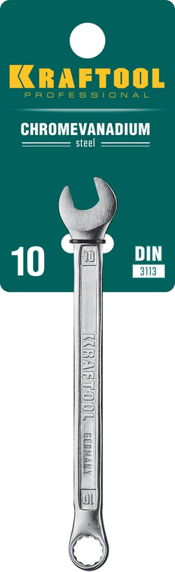 KRAFTOOL 10 мм, комбинированный гаечный ключ (27079-10)