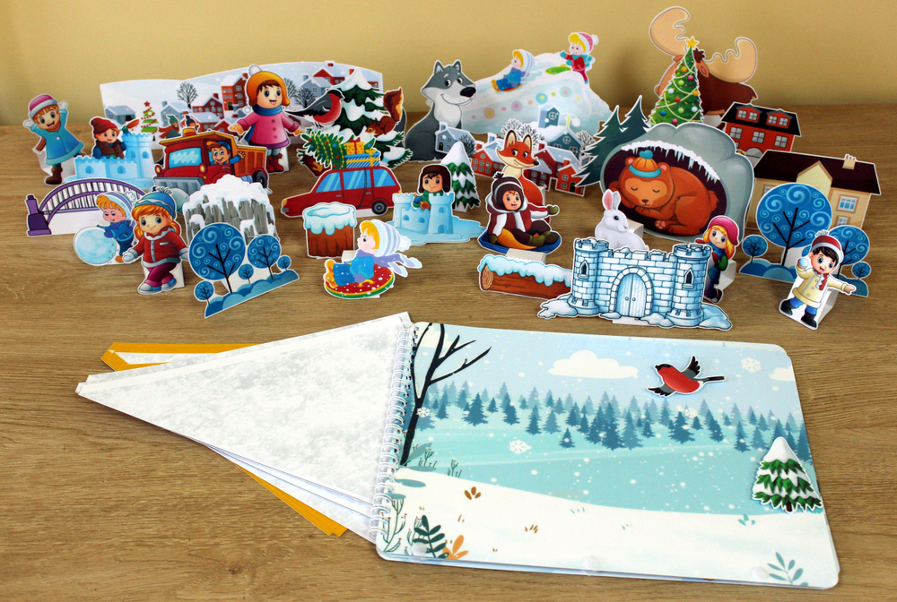 Макет "Зима"