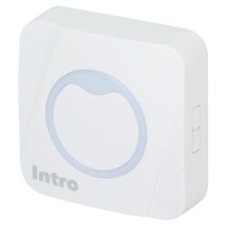 Звонок дверной Intro MP101 беспроводной RGB подсветка от сети белый 36 мелодий | Intro