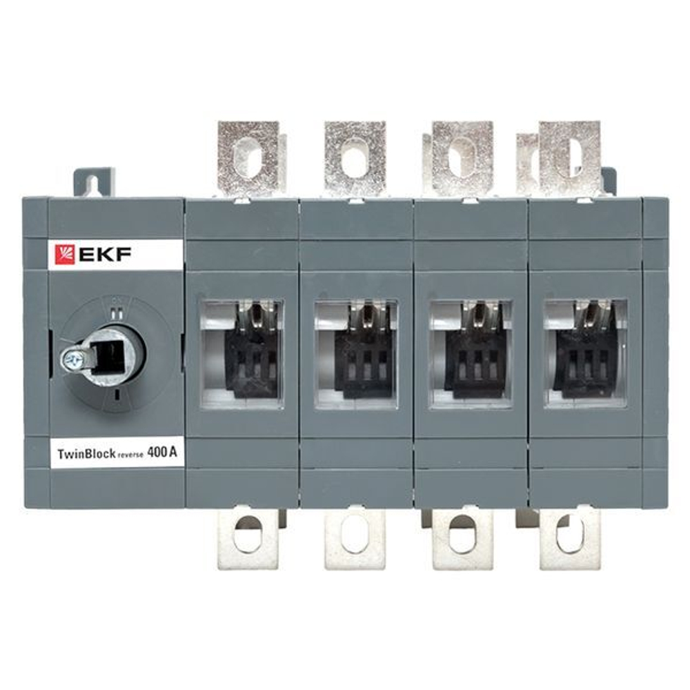 Рубильник 400A 4P реверсивный без рукоятки управления TwinBlock EKF