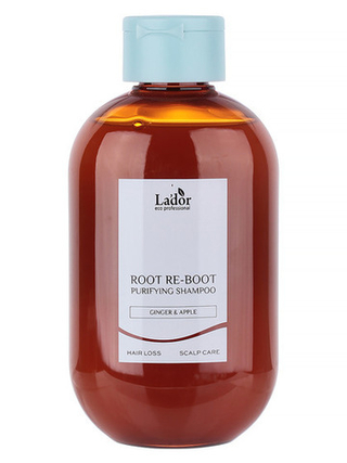 LA'DOR Шампунь для чувствительной и жирной кожи головы с имбирем и яблоком, 300мл