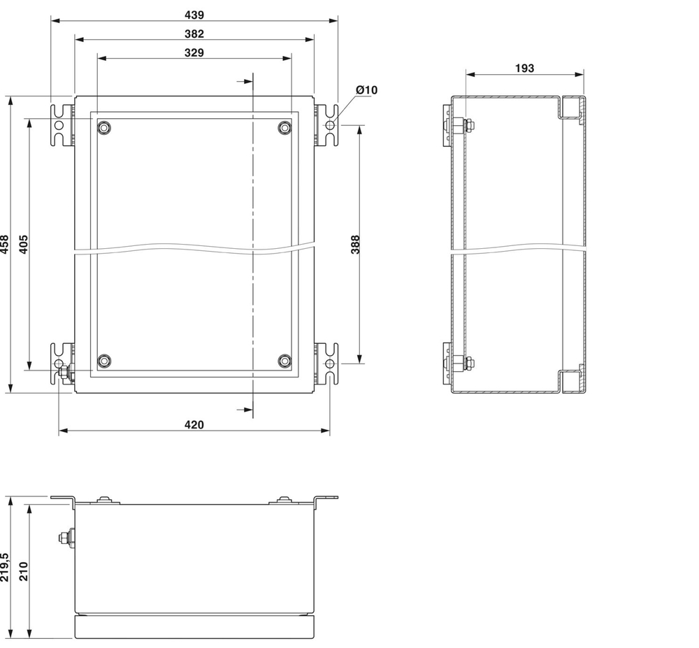 0899096 - C S6 A 382X458X210 - Пустой корпус
