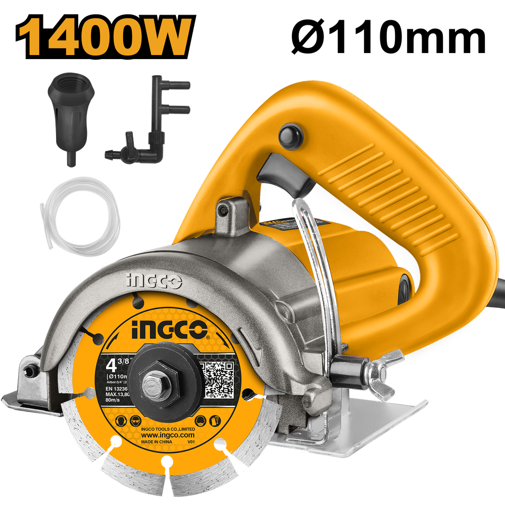 Пила дисковая многофункциональная INGCO MC14008 INDUSTRIAL 1400 Вт 110/115x20 мм