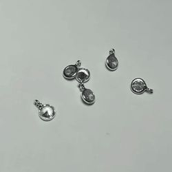 Подвеска с фианитом 4,5 мм