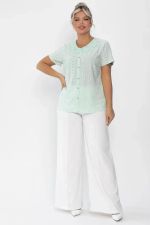Блуза Петуния (светло-зеленая) Б13978-20М LT Collection