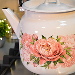 Чайник 3,5л "Букет пионов"