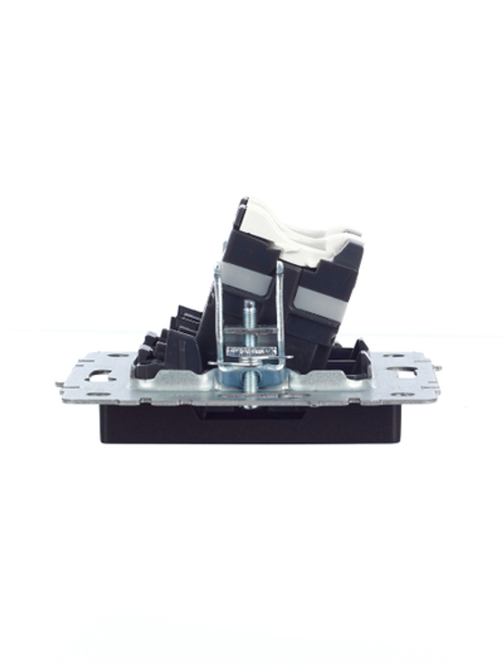 BRITE Розетка компьютерная двойная RJ45 кат.5E РК10-2-БрЧ черный IEK