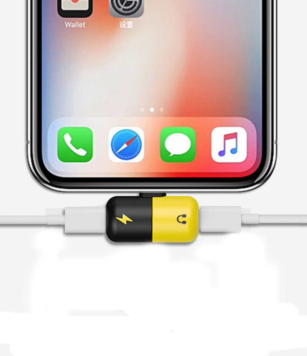 Переходник Lightning для наушников и ЗУ Lighnting