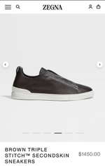 Кеды Zegna