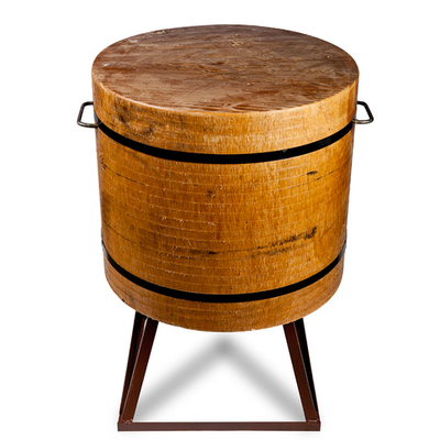 Колода разрубочная d=50см h=50+30см сварная подставка дуб