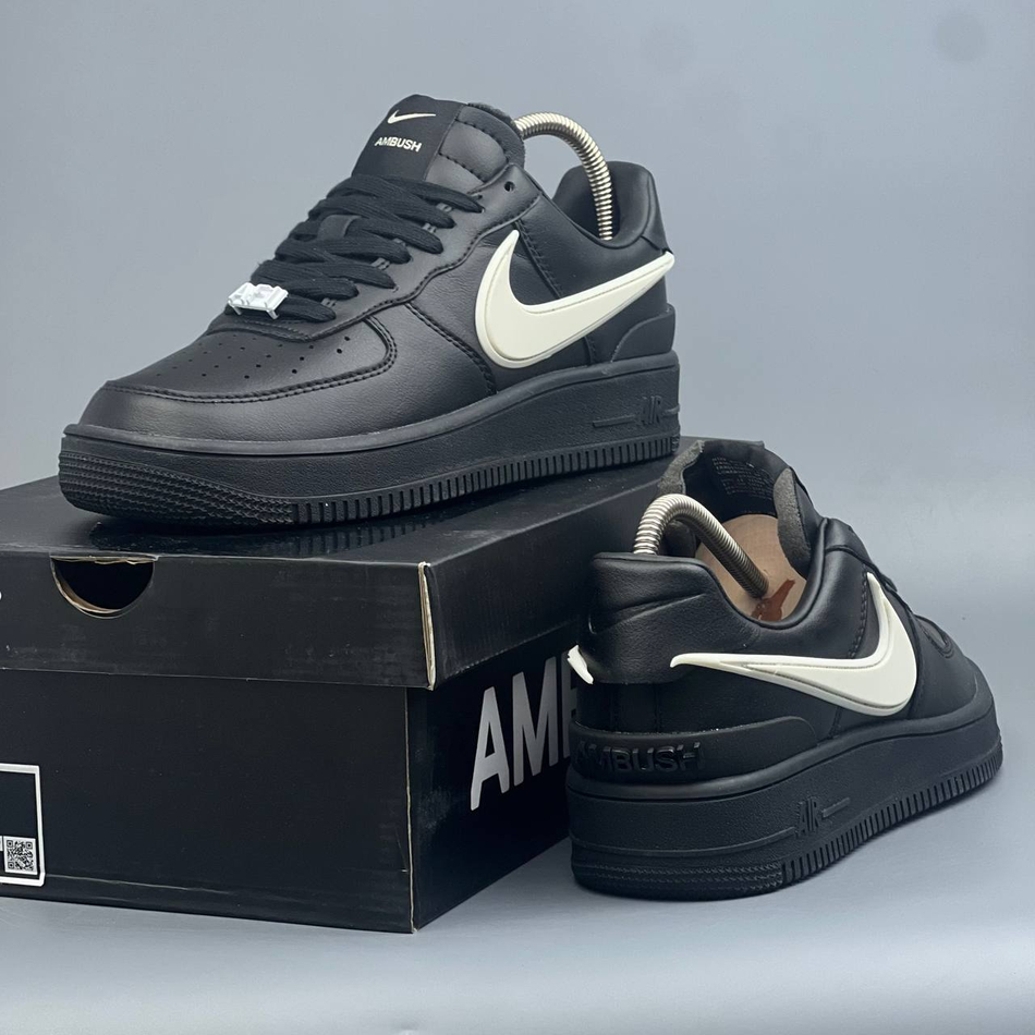 Кроссовки Nike AirForce1 x AmbushBlack #133(черн.)